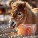 adorable_pony_licking_a_natural_round_himalayan (1).webp
