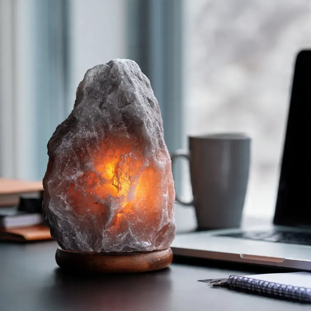[N-LMP-GRY-23-PK1] Himalayan Salt Grey Lamp 2-3 kg