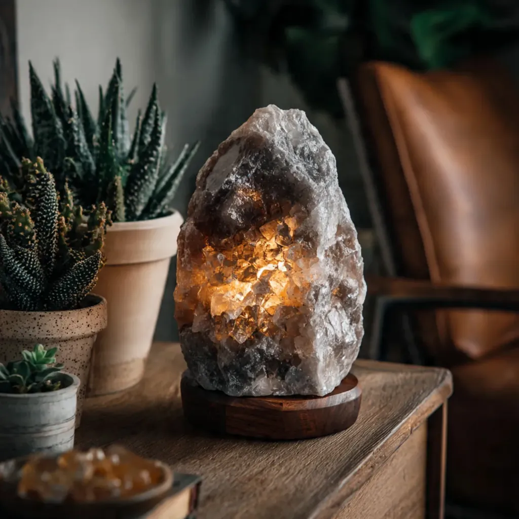 [N-LMP-GRY-57-PK1] Himalayan Salt Grey Lamp 5-7 kg
