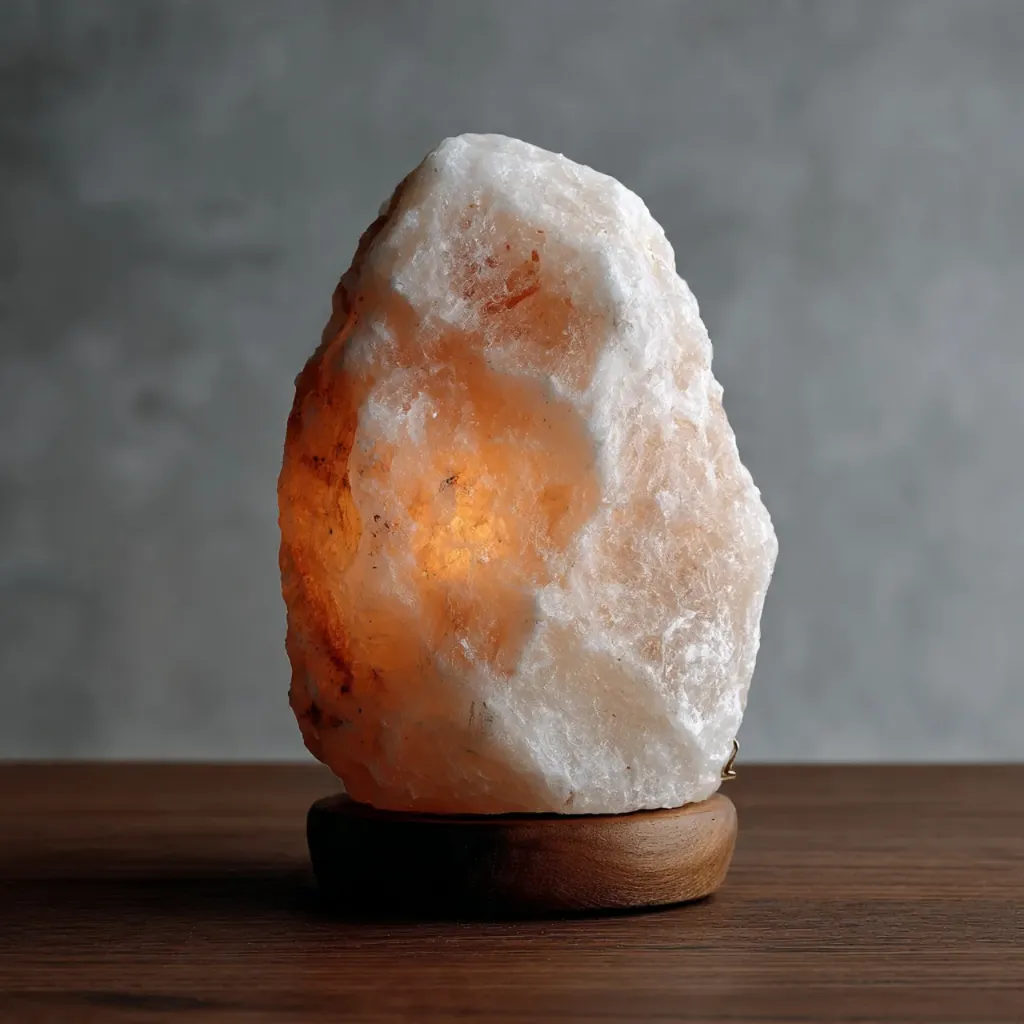 [N-LMP-WHT-23-PK1] Himalayan Salt White Lamp 2-3 kg