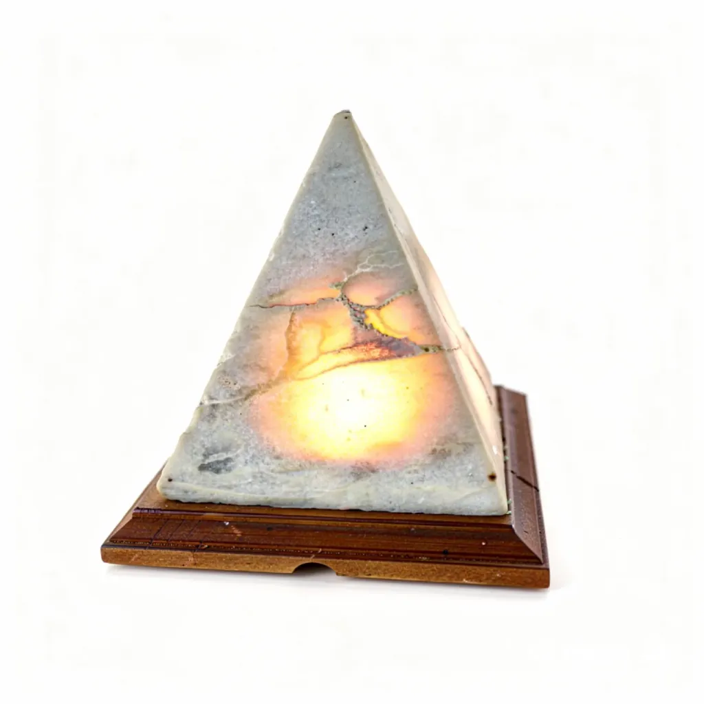 [C-PMD-GRY-34-PK1] Pyramid Lamp Grey 3-4KG PACK OF 1